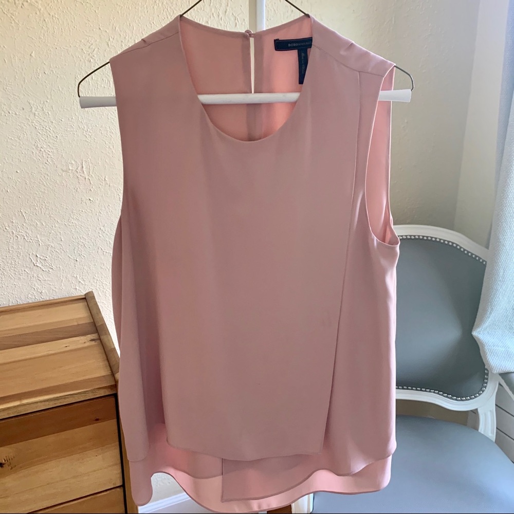 BCBGMAXAZRIA light pink top